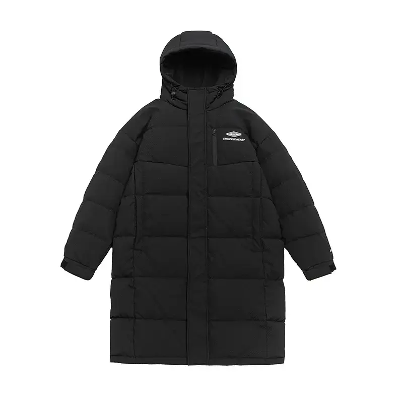 Hooded mid-length black puffer jacket.jpg
