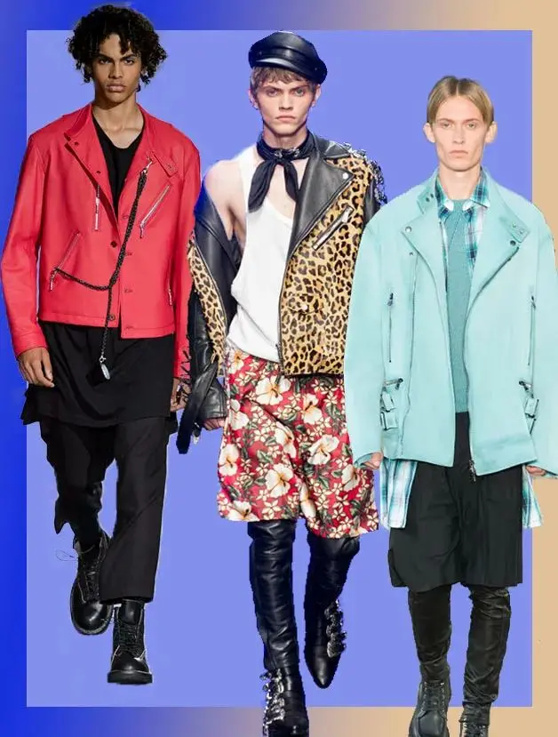 Trendy Men - Cool Leather Outfits