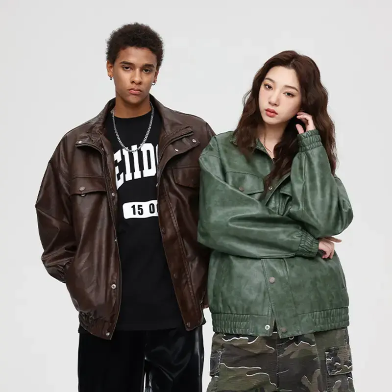 high fashion oversize brown leather bomber jacket.jpg