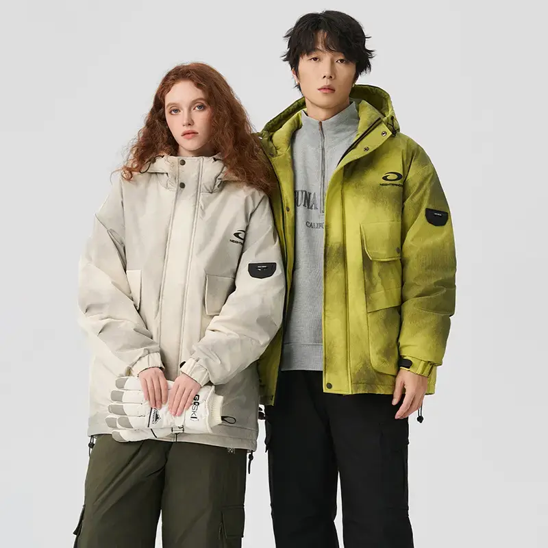 big pocket design printed bubble jacket men.jpg