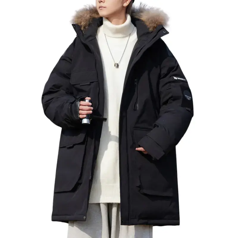 0 white duck down black puffer jacket.jpg