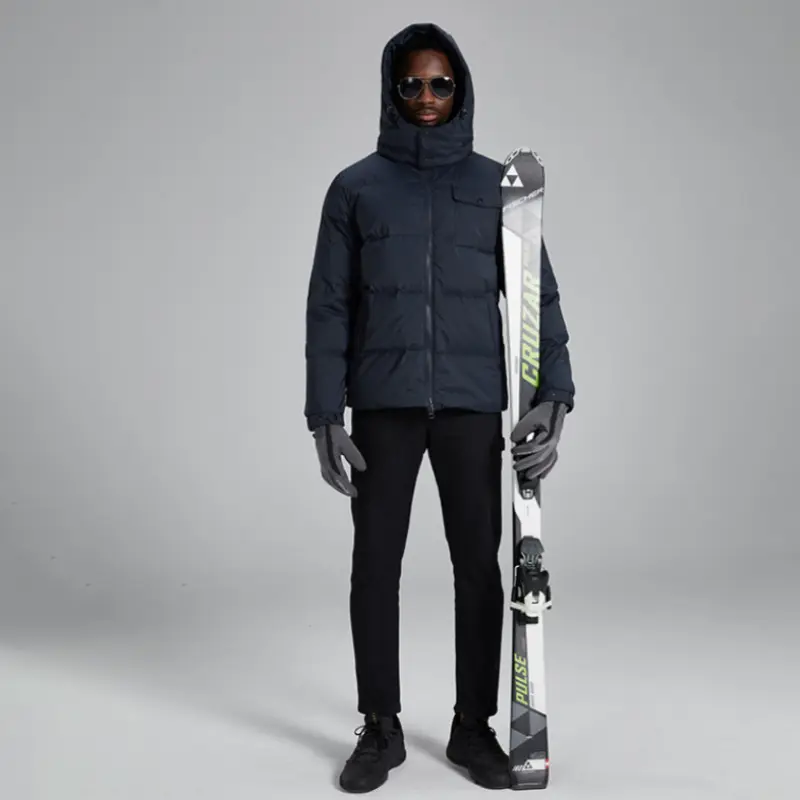 ZD winter mens hooded puffer jacket