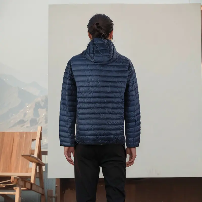 ZD lightweight Puffer Jacket Ultra Light down Coat for Men