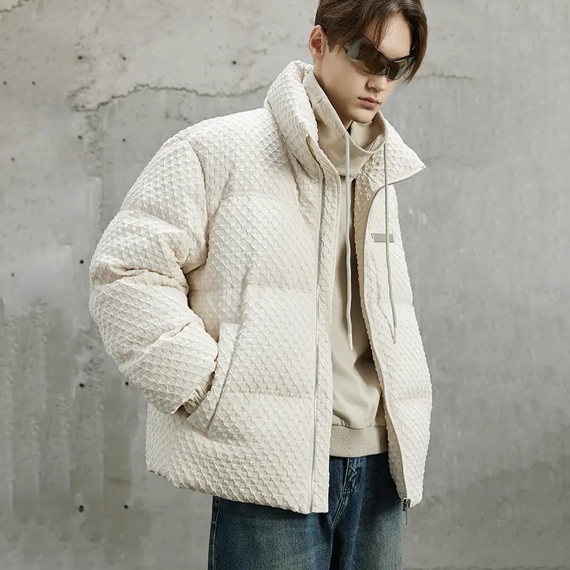 ZD high quality mens black puffer jacket