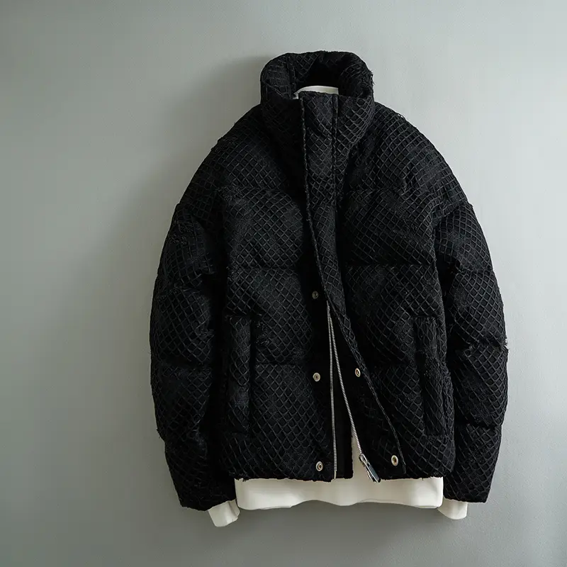 ZD stand collar down puffer jacket mens