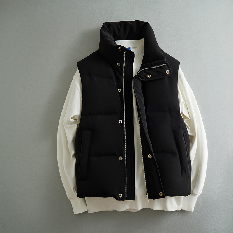 ZD embroidery back down jacket vest