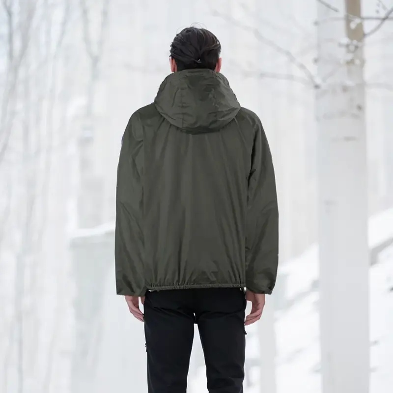 ZD camo print reversible men windbreaker jacket