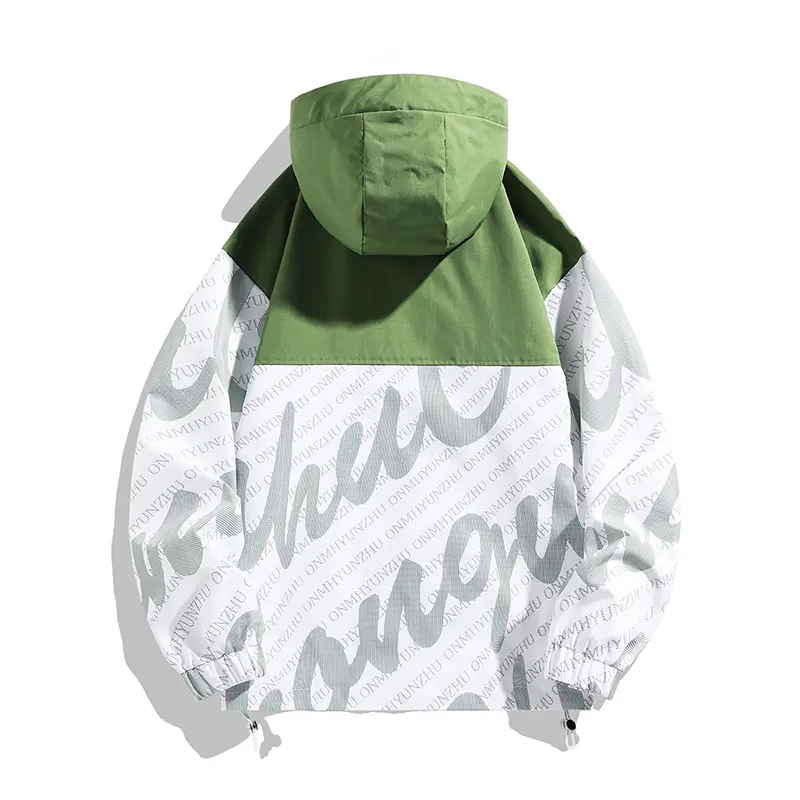 ZD hooded spring printed jacket for men