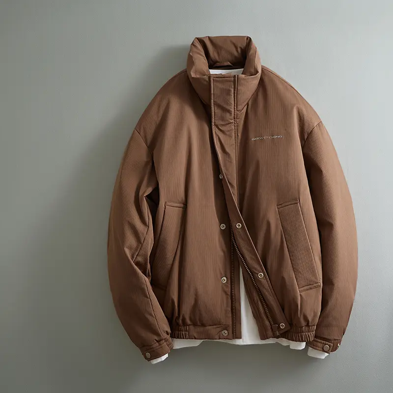 ZD stand collar men’s puffer down jacket