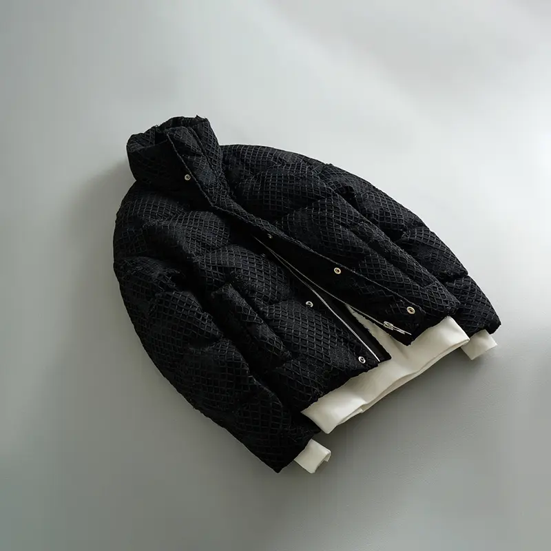 ZD stand collar down puffer jacket mens