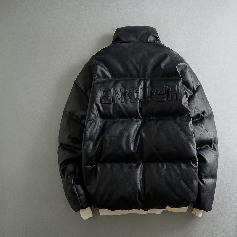 ZD black waterproof down puffer jacket