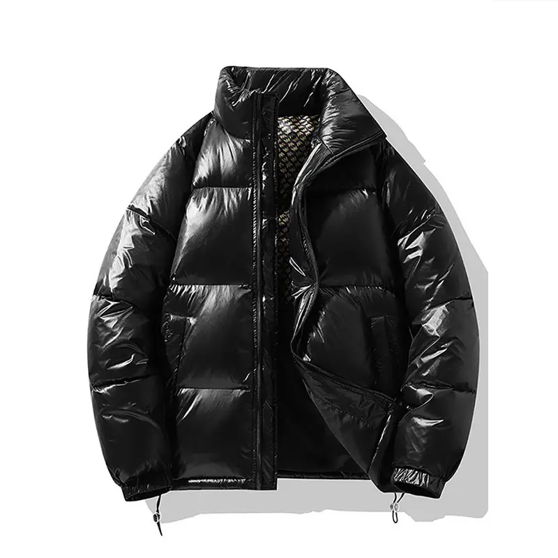 ZD custom mens black puffer jacket