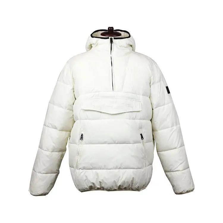 ZD QUARTER 1/4 ZIPPER NECK PULLOVER PUFFER JACKET FOR MEN