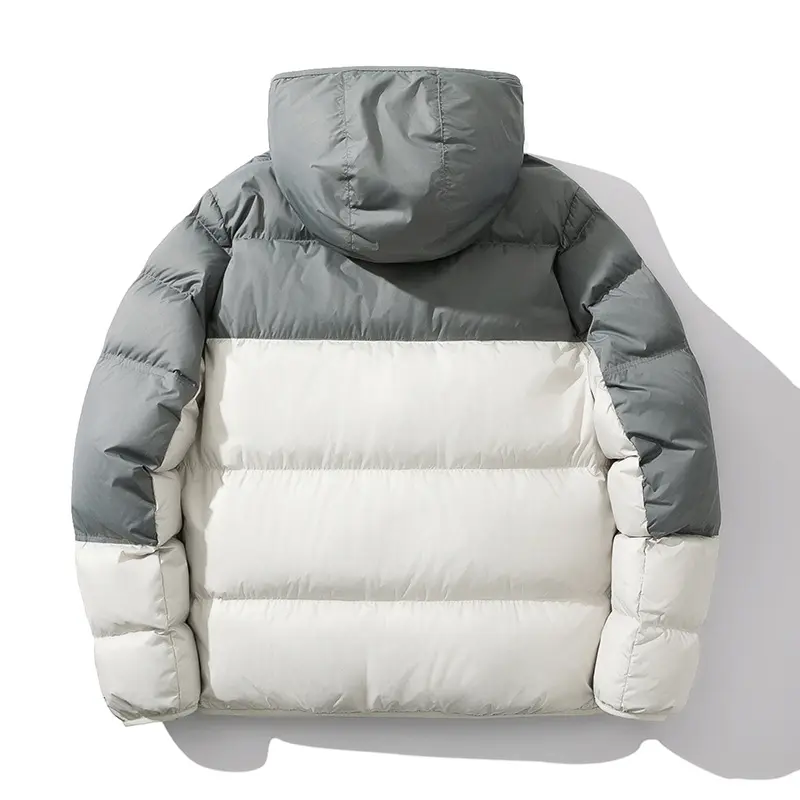 ZD contrast color waterproof down jacket men