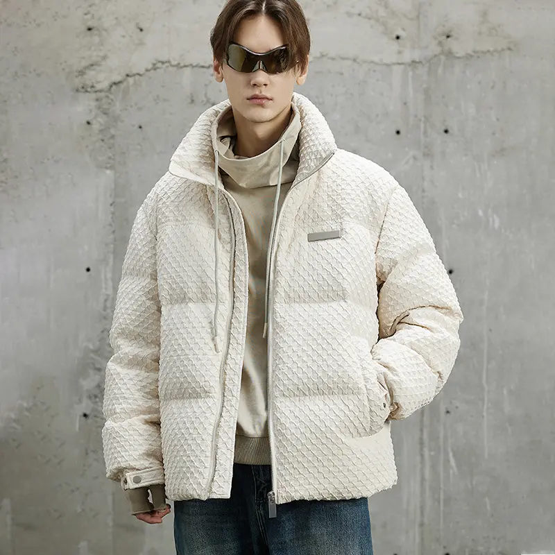 ZD high quality mens black puffer jacket