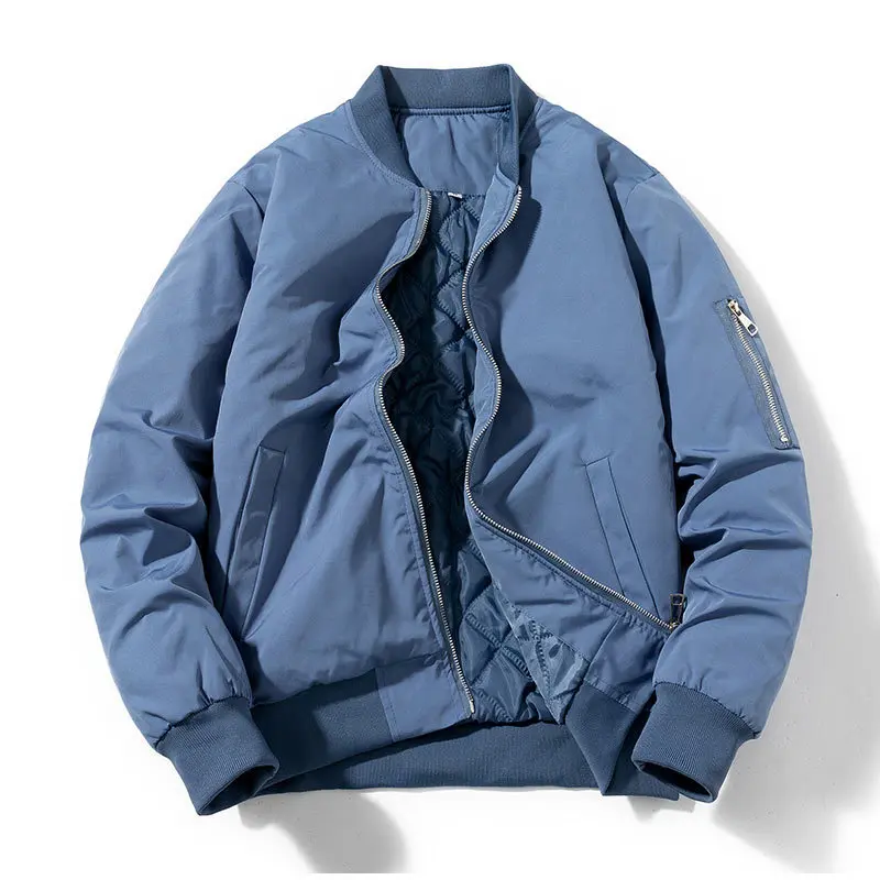 ZD custom print oversized bomber jacket