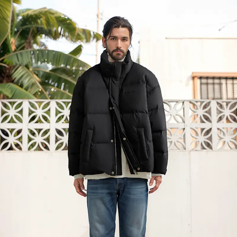 ZD custom embroidery puffer down jacket men