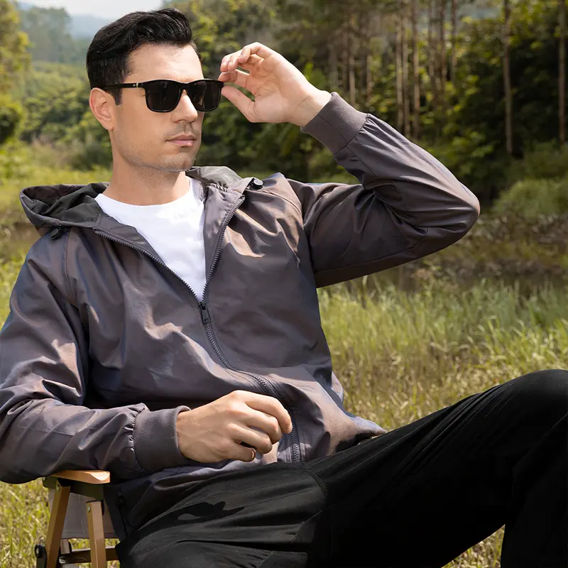 ZD gradient color mens outdoor jackets