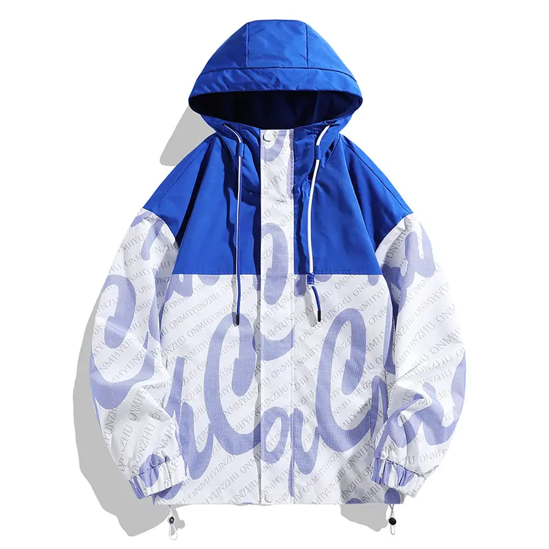 ZD hooded spring printed jacket for men