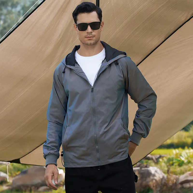 ZD gradient color mens outdoor jackets