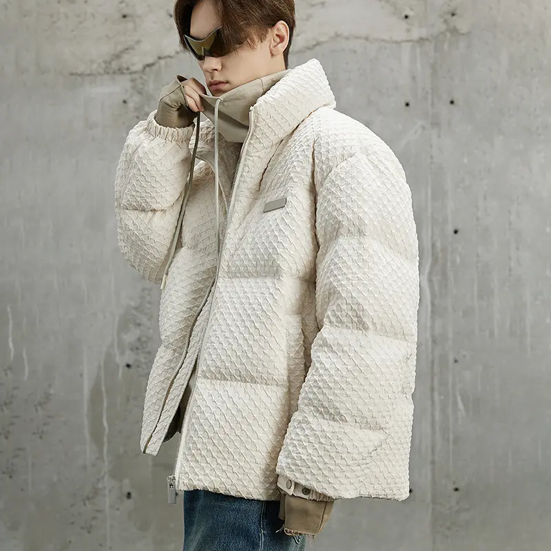 ZD high quality mens black puffer jacket