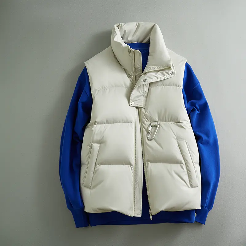 ZD sleeveless black down puffer jacket