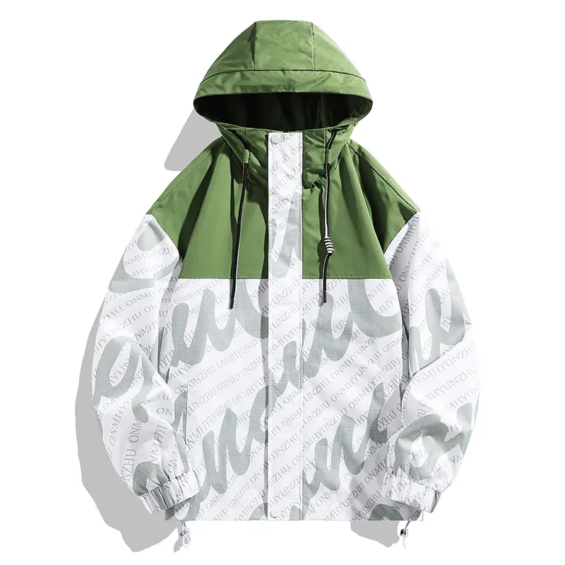 ZD hooded spring printed jacket for men