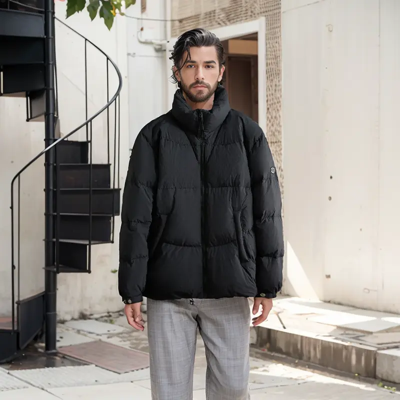 ZD soft shell mens puffer coat