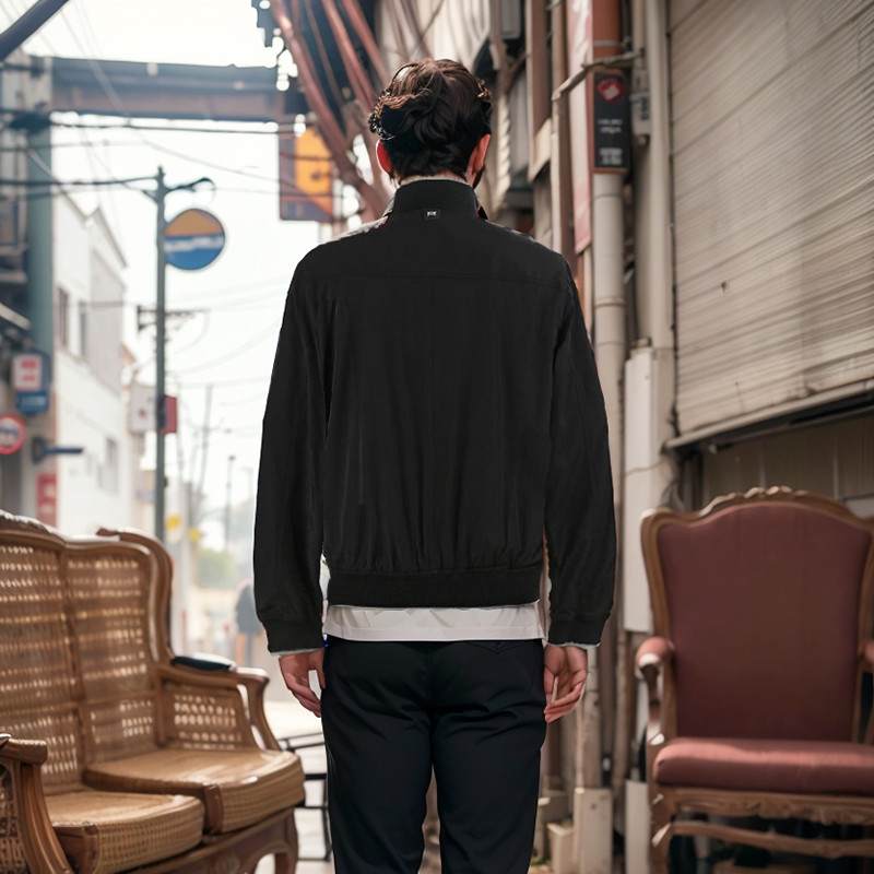 ZD Golf Lightweight Windbreaker Bomber Jacket For Men